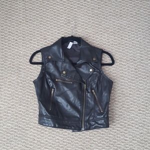 Max Rave Tops - Faux leather vest Max Rave Tops - Faux leather vest